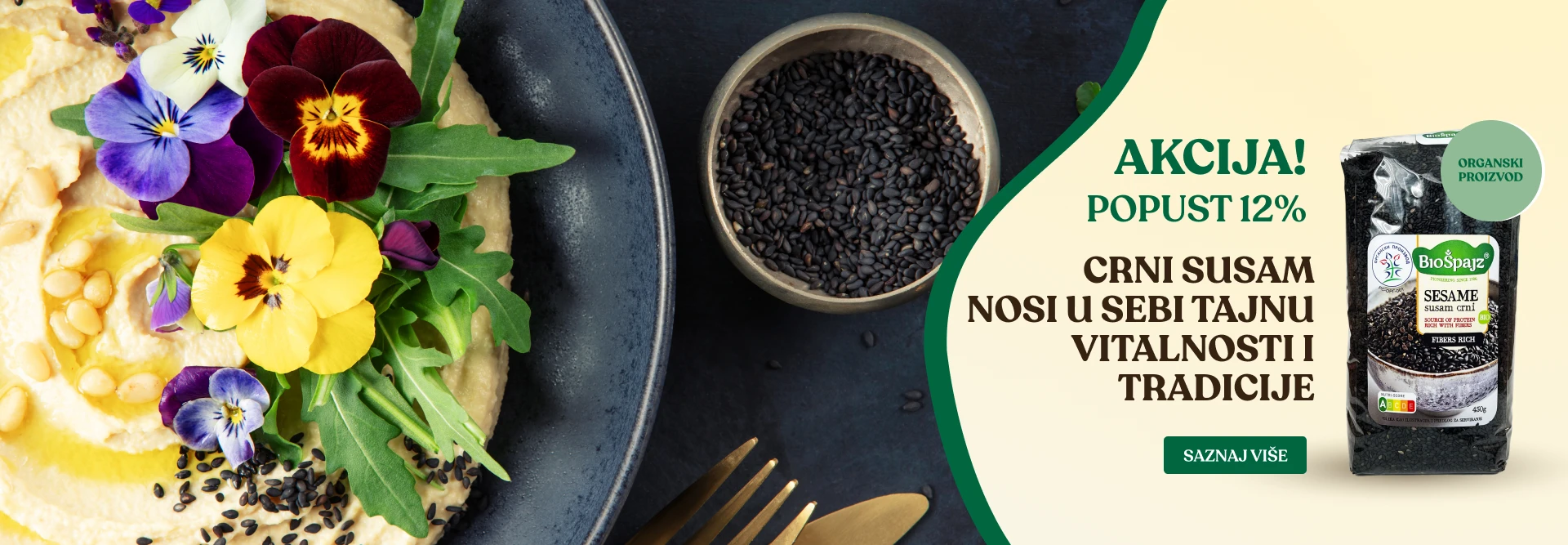 Crni susam nosi u sebi tajnu vitalnosti i tradicije.