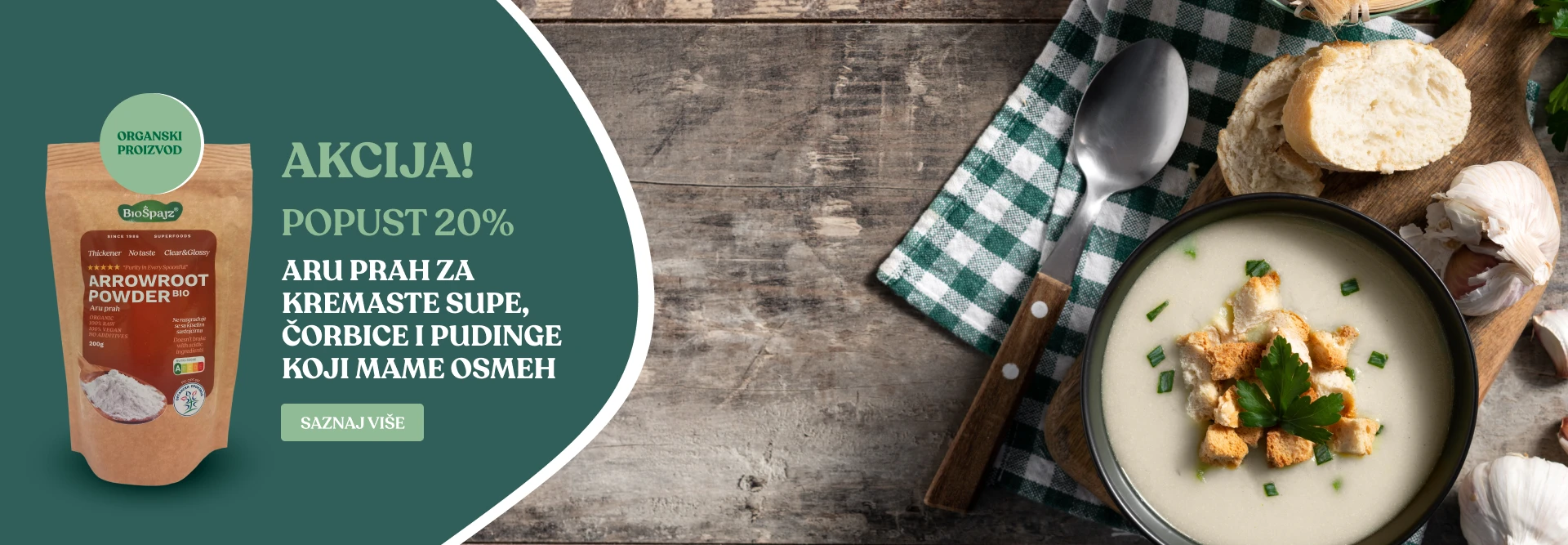 Aru prah za kremaste supe, čorbice i pudinge koji mame osmeh