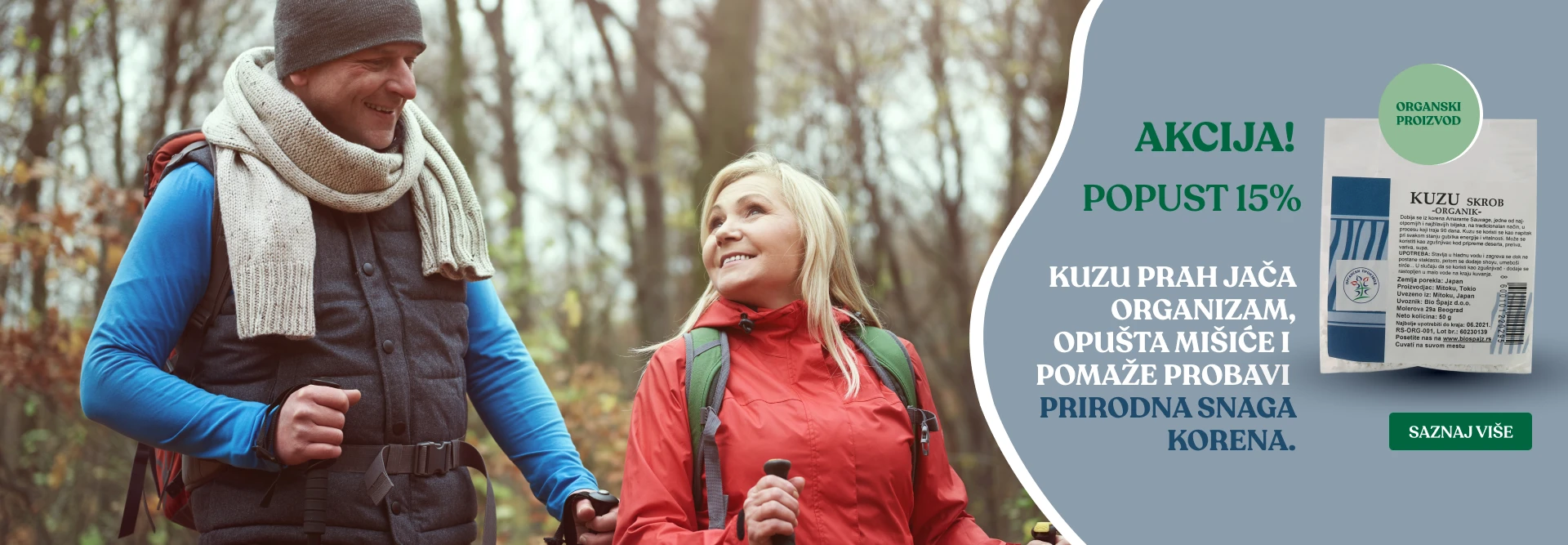 Kuzu prah jača organizam, opušta mišiće i pomaže probavi – prirodna snaga korena.