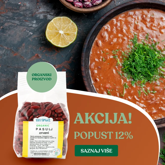 Priroda u svom najjednostavnijem obliku – crveni pasulj, sitan dar velike snage.