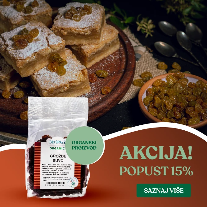 Slatkoća prirode u svakom zrnu suvog grožđa