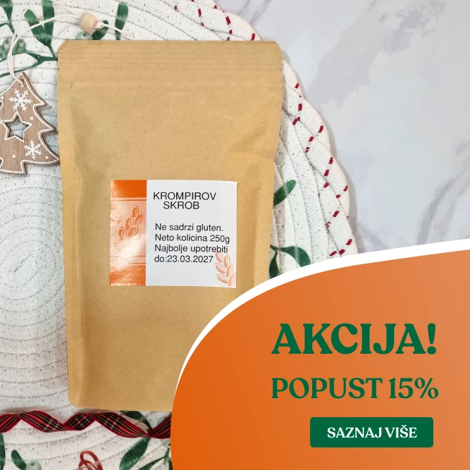 Krompirov skrob je ključni sastojak za mirisne bezglutenske pekarske proizvode kod kuće.