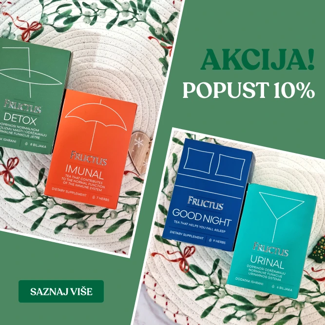 Za miran san, olakšanje, detoks i imunitet – Fructus biljni čajevi.