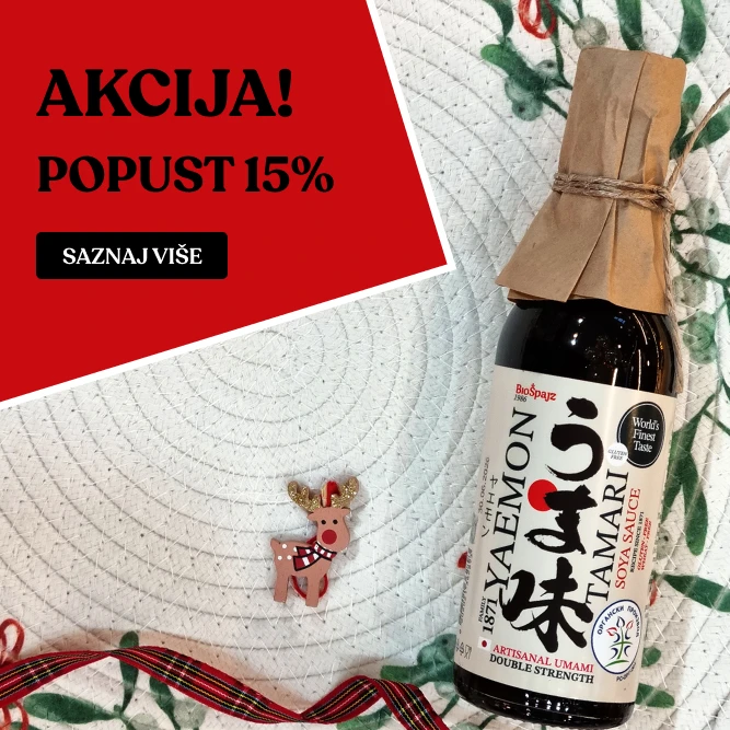 Dodajte dubinu jelima uz Tamari sos – organski, bez glutena i pun umamija!