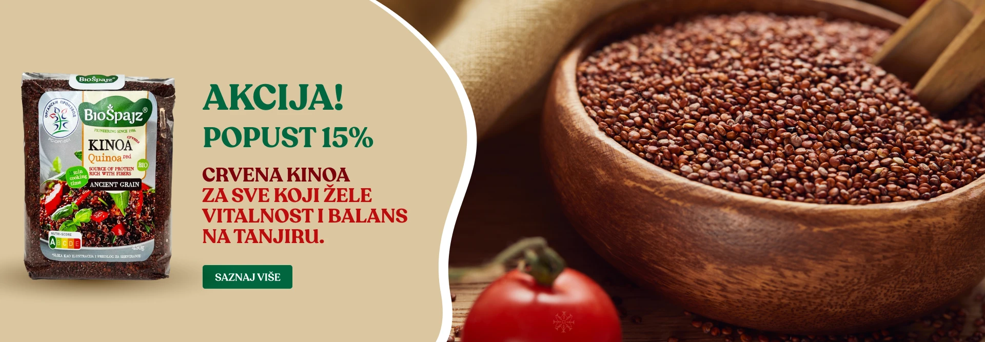 Crvena kinoa – za sve koji žele vitalnost i balans na tanjiru.