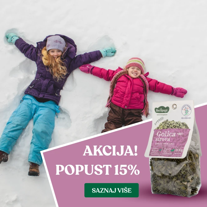 Izvor cinka, magnezijuma i proteina za energiju koja traje tokom celog dana.