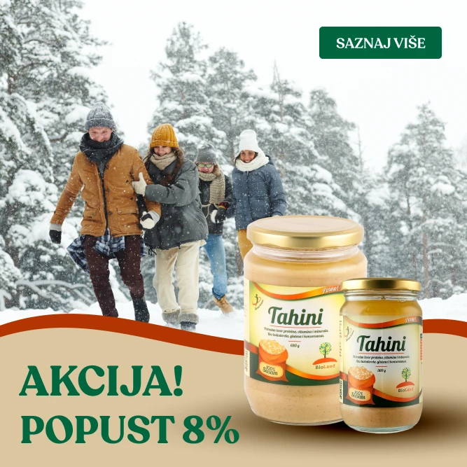 Tahini donosi energiju i balans svakoj generaciji. Pravo gorivo za dečiji rast, sportske izazove i sve koji biraju vitalnost.