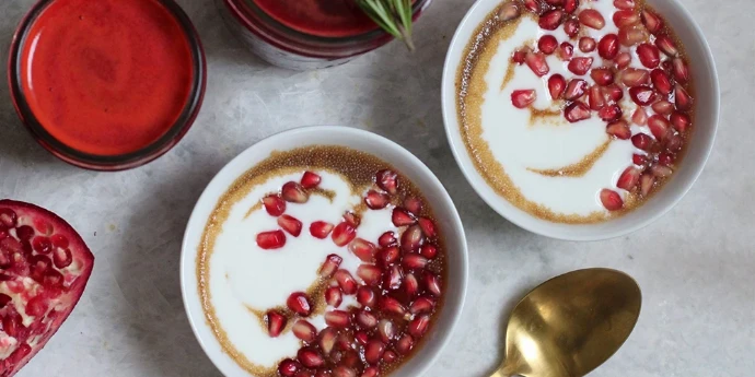 Kaša sa mačom i amarantom