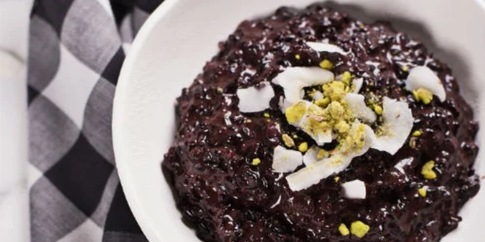 Puding od crnog pirinča i kokosovog mleka (bez glutena)