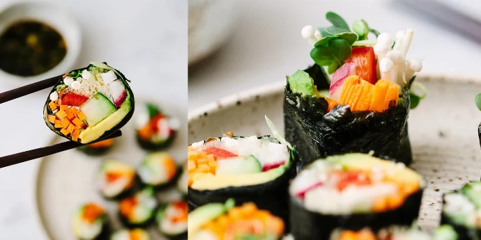 Sirovi veganski suši