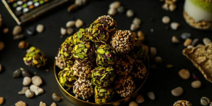 Slane lešnik kuglice