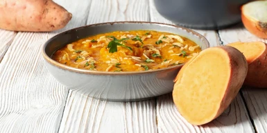 Topla krem čorba od slatkog krompira – jesenja veganska poslastica