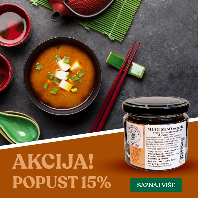Mugi miso donosi dubok, umami ukus koji tiho podiže svako jelo.