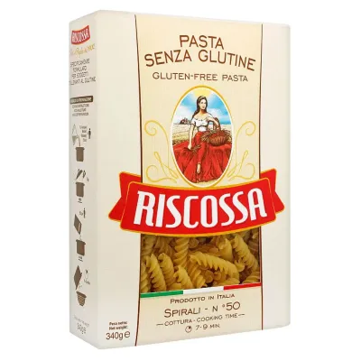 Testenina spirale (sert. bez glutena) 340 g Riscossa