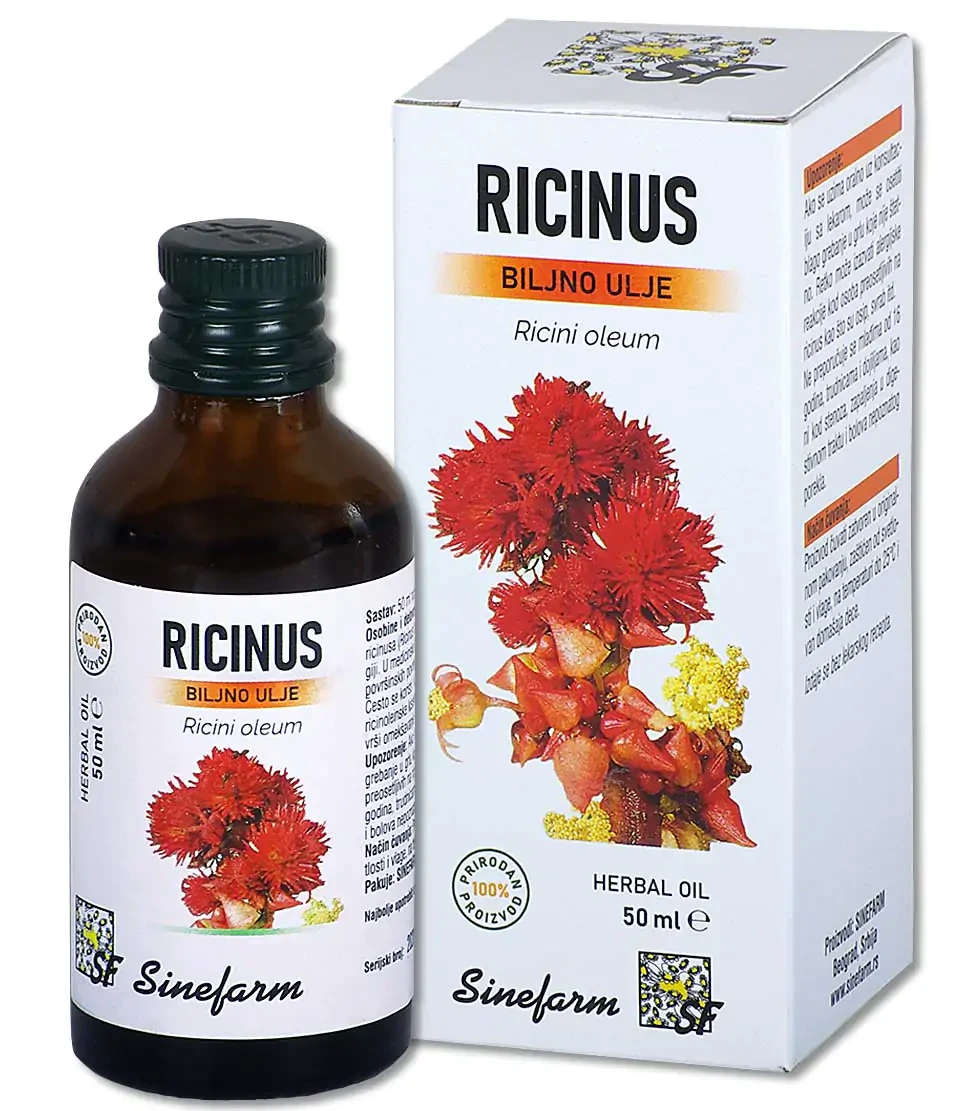 Ricinusovo ulje 50 ml Sinefarm