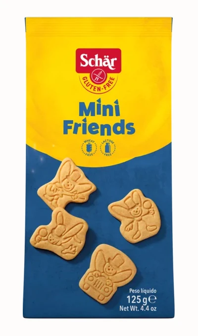 Keks Milly friends (sert. bez glutena) 125 g Schar