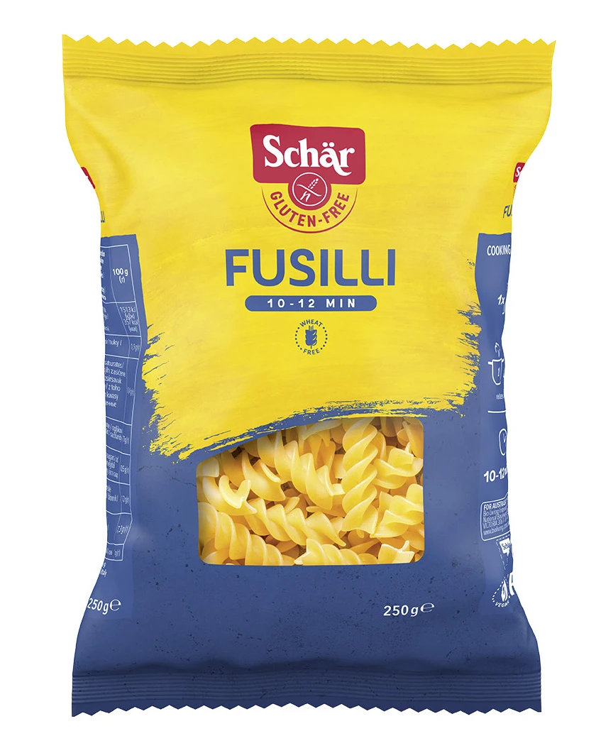 Testenina fusilli (sert. bez glutena) 250 g Schar
