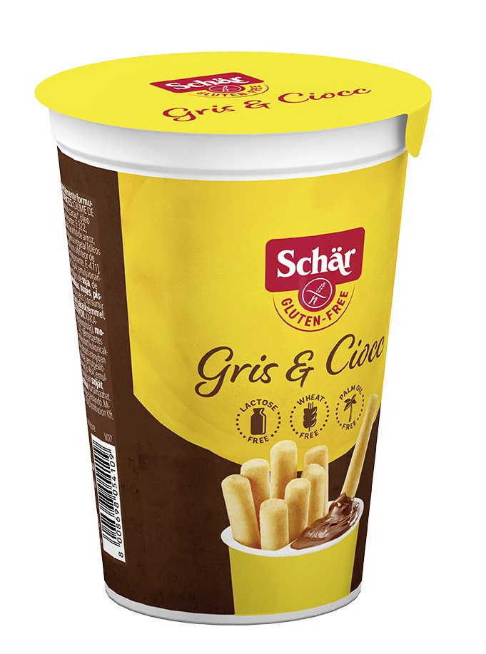 Grisini sa kakao kremom Gris & Ciocc (sert. bez glutena) 52 g Schar
