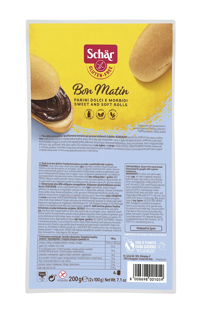 Bon Matin hlepčići (sert. bez glutena) 200 g Schar