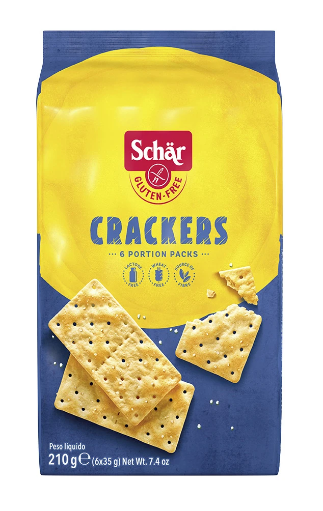 Krekeri (sert. bez glutena) 210 g Schar