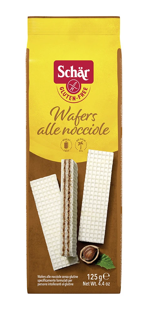 Napolitanke sa lešnik kremom (sert. bez glutena) 125 g Schar