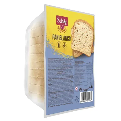 Rezani beli hleb Pan Blanco (sert. bez glutena) 250 g Schar