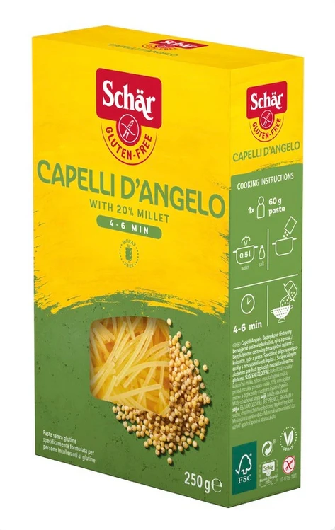 Testenina - anellini (sert. bez glutena) 250 g Schar