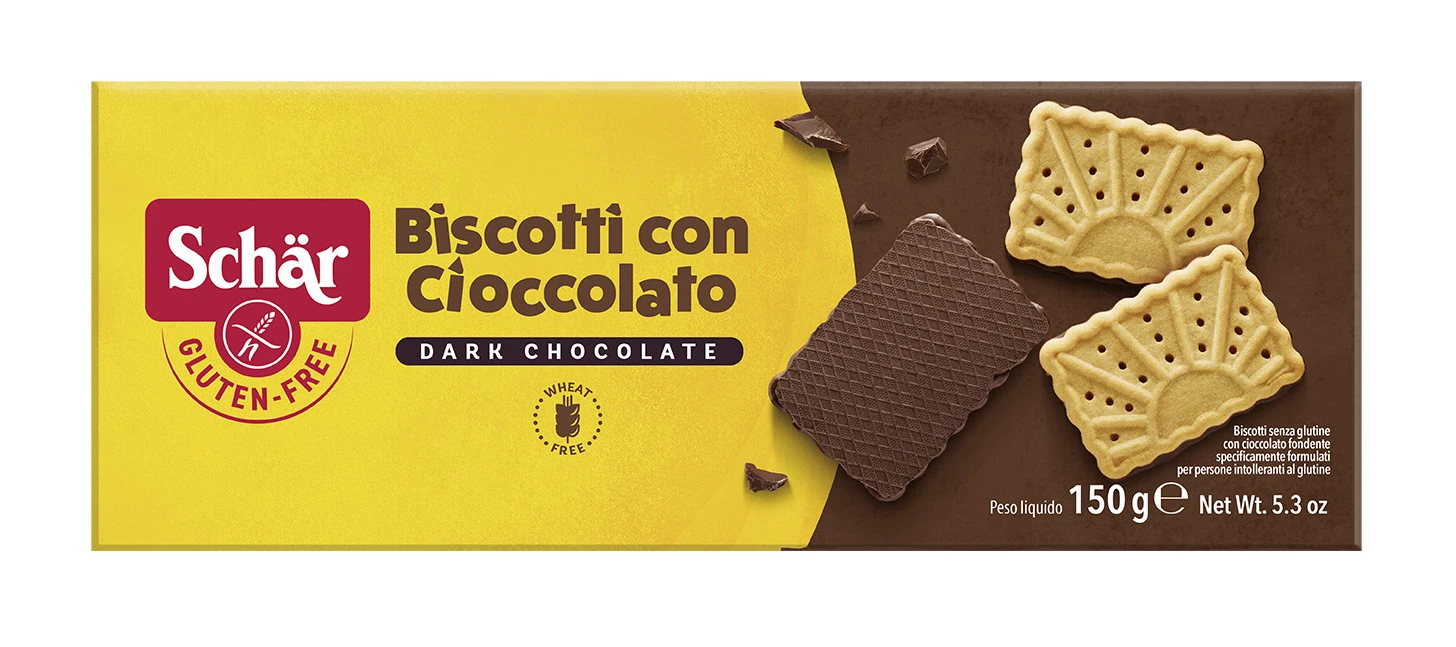 Čokoladni biskviti (sert. bez glutena) 150 g Schar