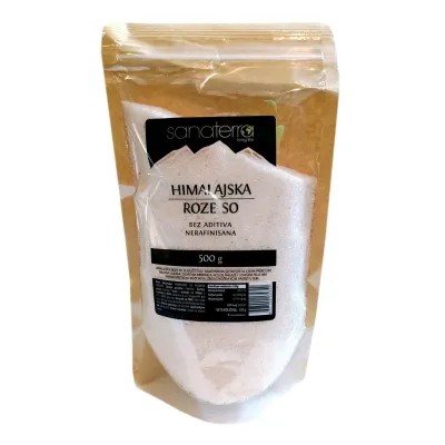 Himalajska mlevena nerafinisana jodirana roze so 500 g Sanaterra