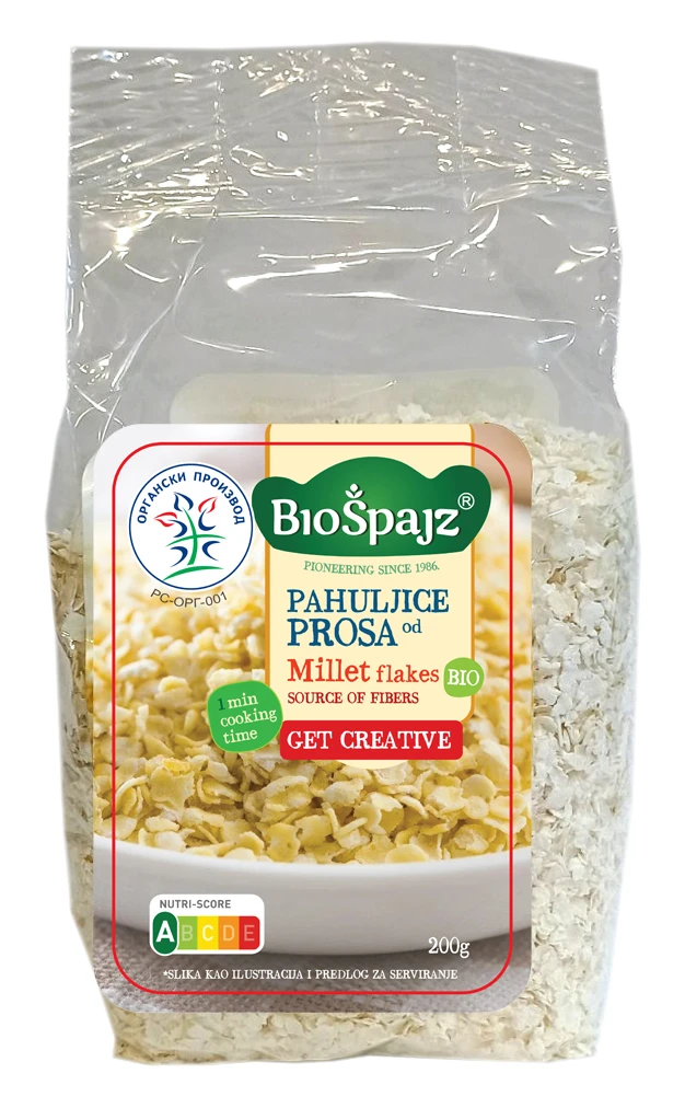 Pahuljice od prosa (organski proizvod) 200 g Bio Špajz