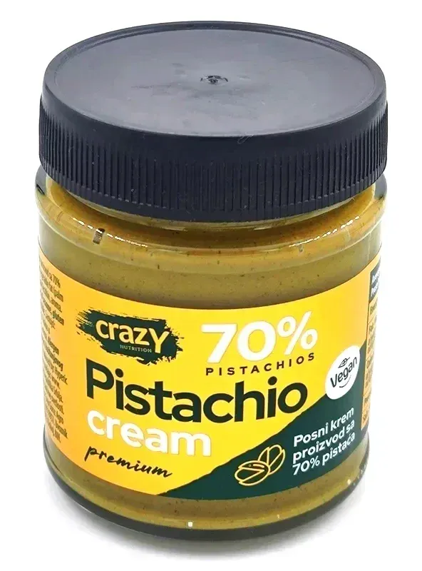 Krem od pistaća 70% 190 g Crazy Nutrition