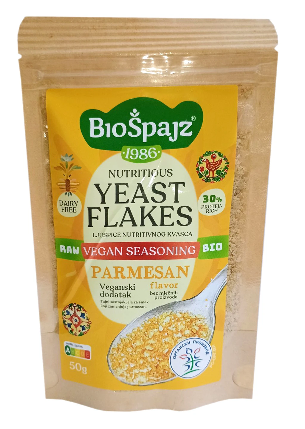 Nutritivni kvasac (organski proizvod) 50 g Bio Špajz