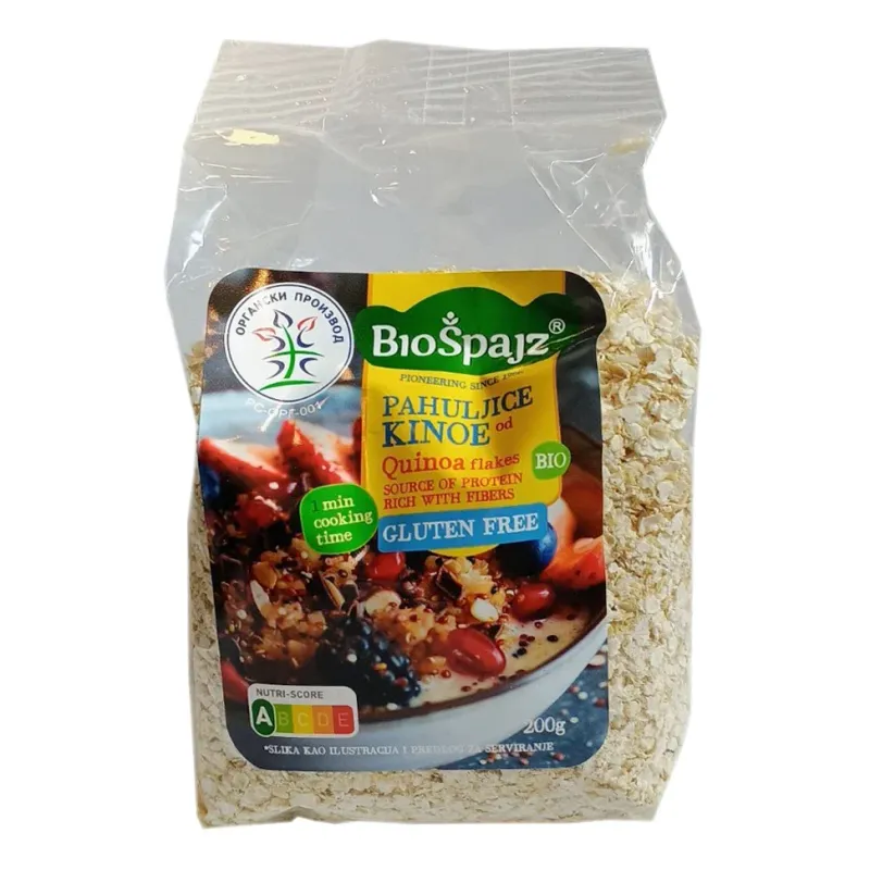 Pahuljice od kinoe (sert. bez glutena) (organski proizvod) 200 g Bio Špajz