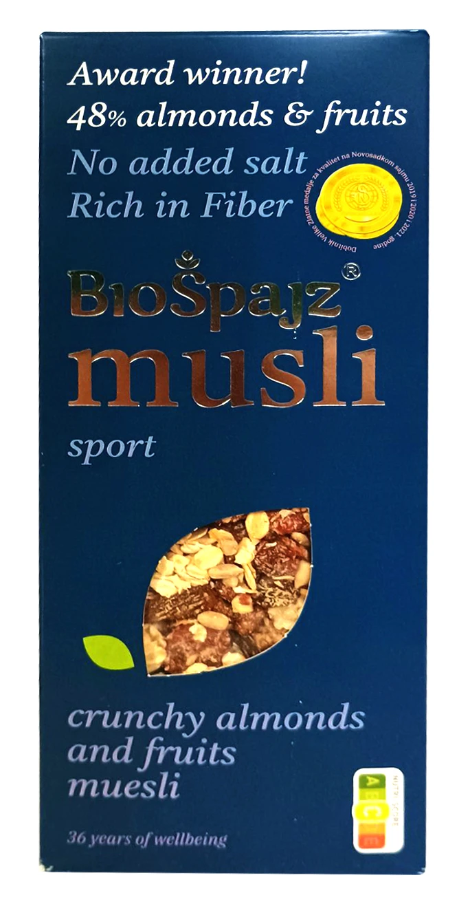 Musli - sport 400 g Bio Špajz