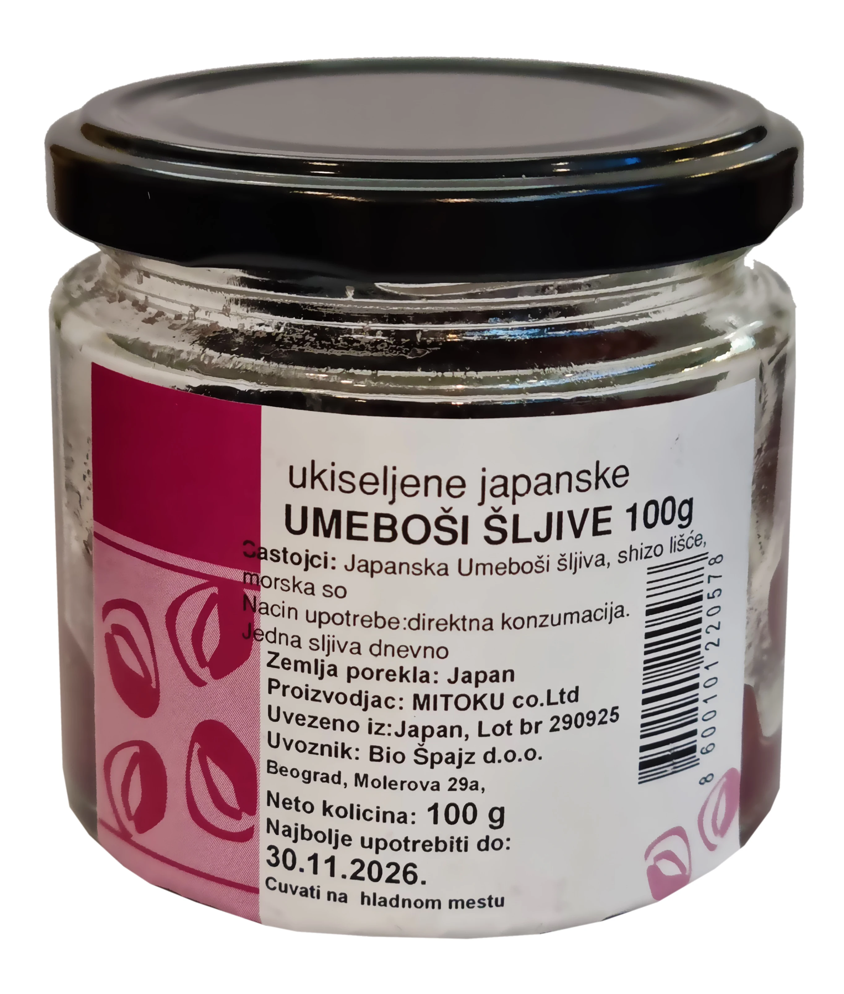 Umeboši šljive 100 g Mitoku