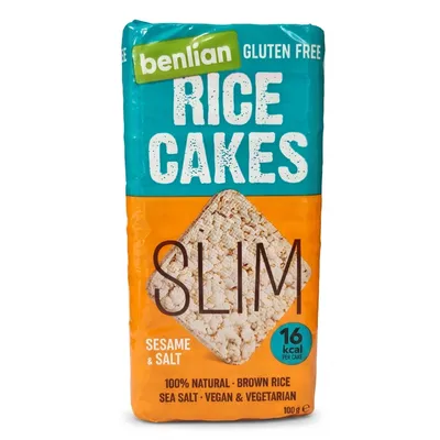Pirinčane galete susam i so - tanke (sert. bez glutena) 100 g Benlian