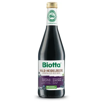 Mutni voćni nektar od šumskih borovnica (organski proizvod) 500 ml Biotta 