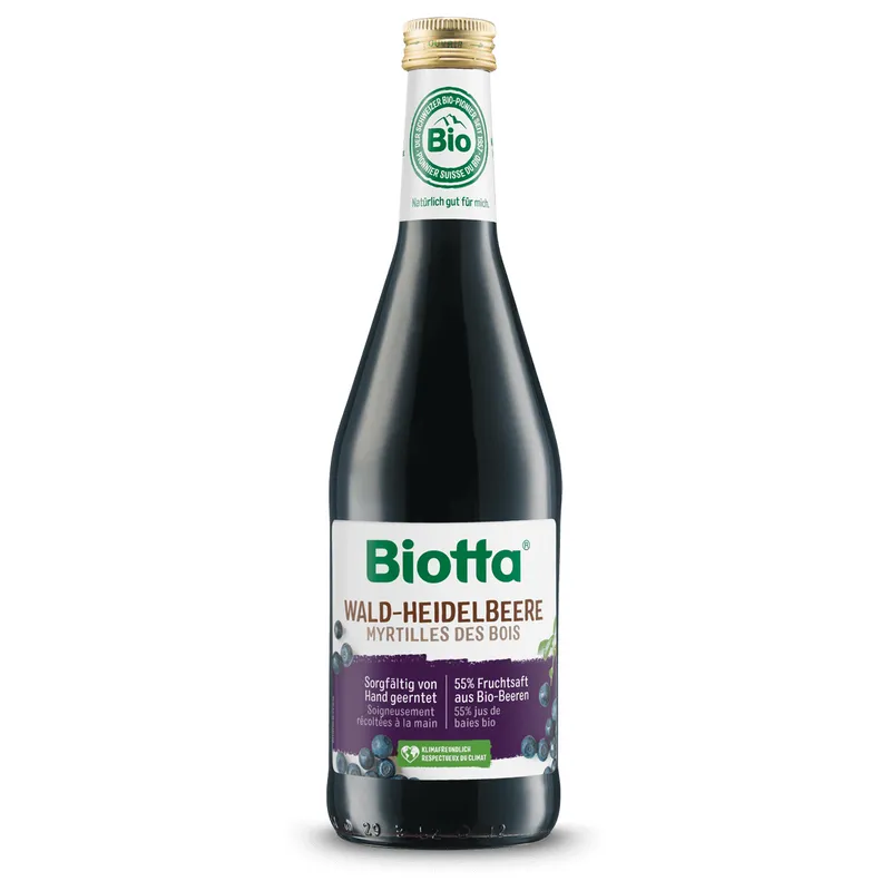 Mutni voćni nektar od šumskih borovnica (organski proizvod) 500 ml Biotta 