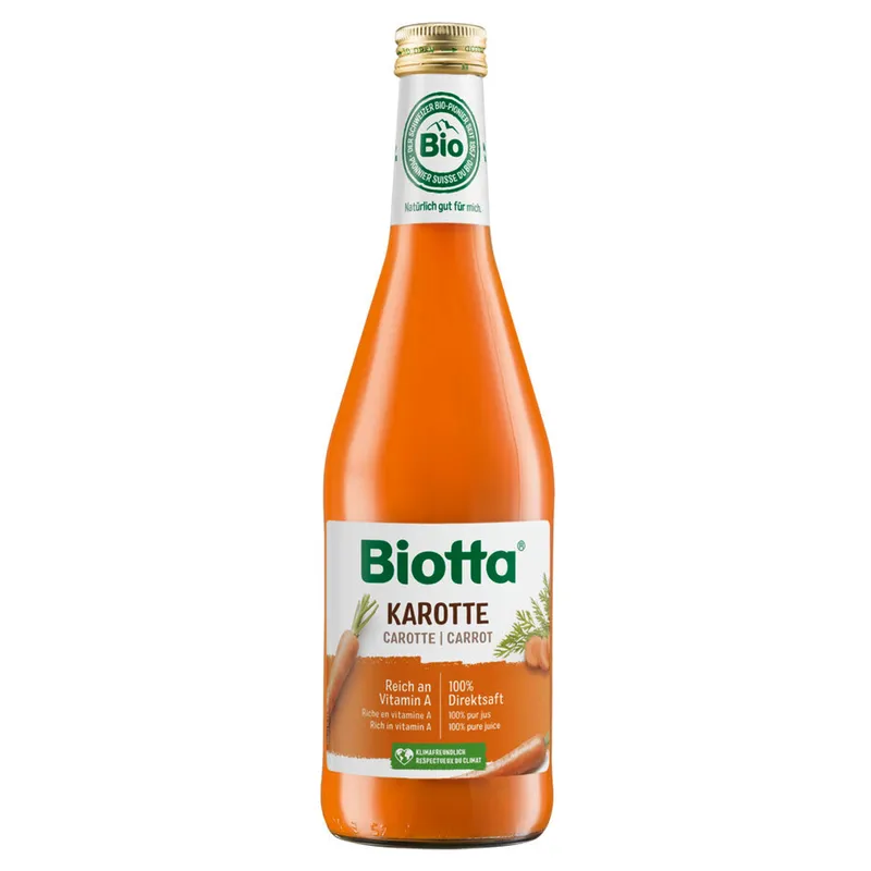 Mutni sok od šargarepe (organski proizvod) 500 ml Biotta