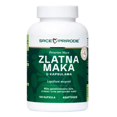 Zlatna maka (organski proizvod) 100 kapsula Srce prirode