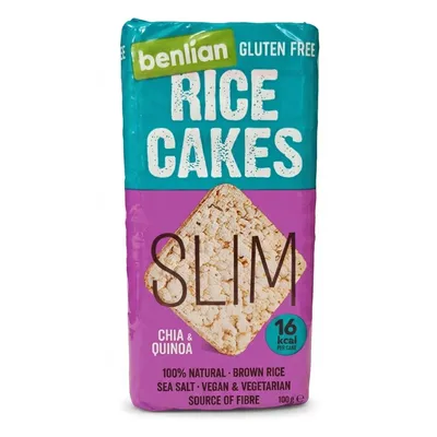 Pirinčane galete čija i kinoa - tanke (sert. bez glutena) 100 g Benlian