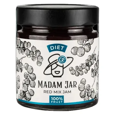 Džem dijet crveni mix 100% 230 g Madam Jar