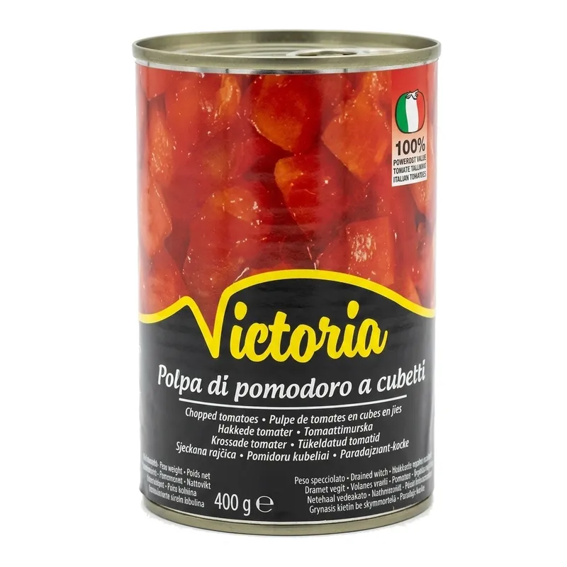 Pasterizovani paradajz u komadima u sopstvenom soku 400 g Victoria