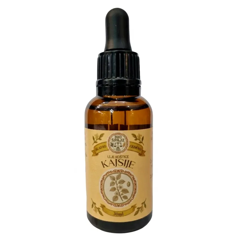 Ulje koštice kajsije hladno ceđeno 30 ml Bio Špajz