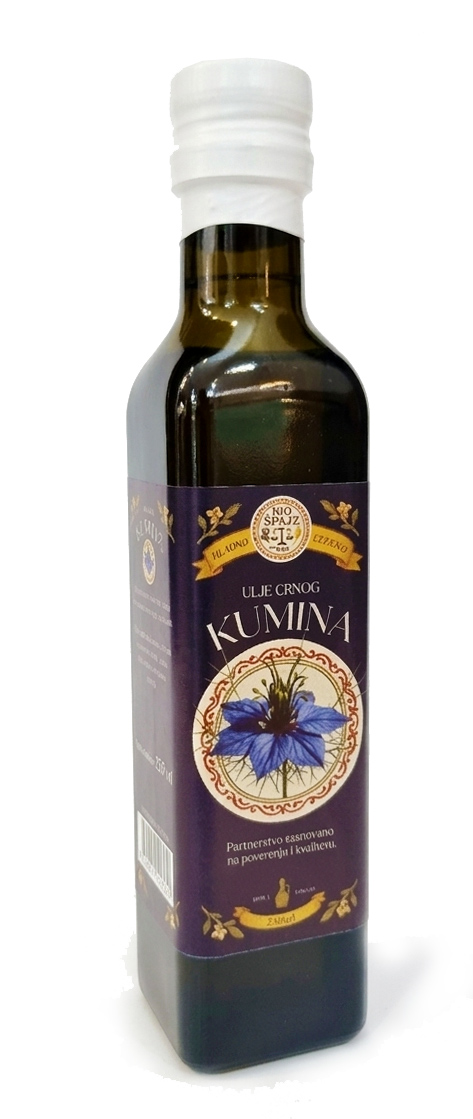 Ulje crnog kumina hladno ceđeno 250 ml Bio Špajz