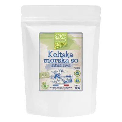 Keltska morska so sitna siva 200 g Bioline