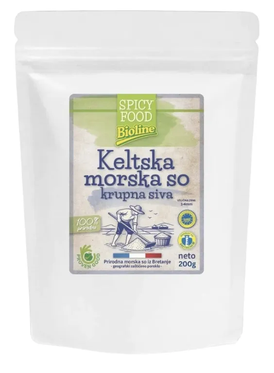 Keltska morska so krupna siva 200 g Bioline
