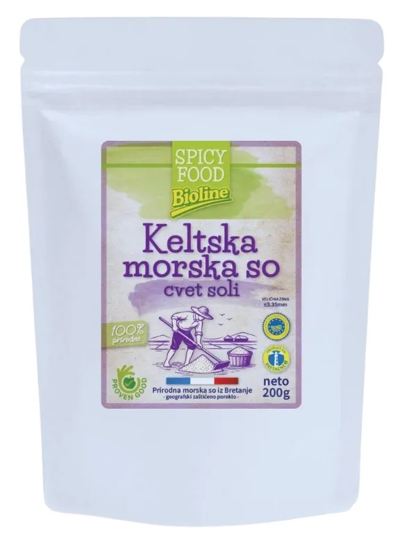 Keltska morska so cvet soli 200 g Bioline