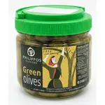 Zelene masline bez koštice Collosal 500 g Philippos Flavors