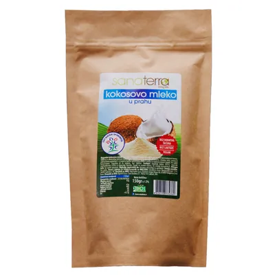 Kokosovo mleko u prahu (organski proizvod) 150 g Sanaterra